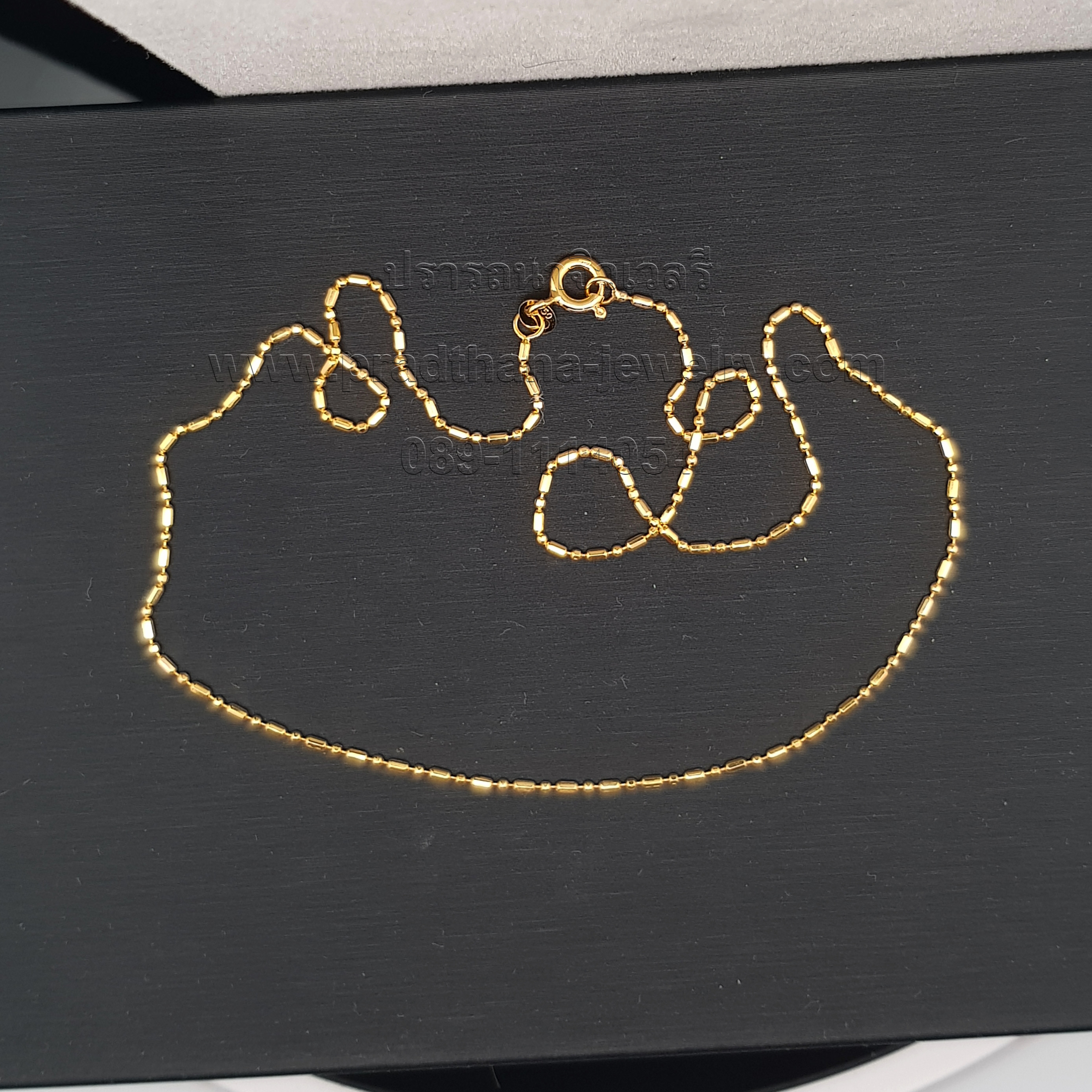 สร้อยคอลายไข่ปลาสั้นยาว **ขายแล้ว**