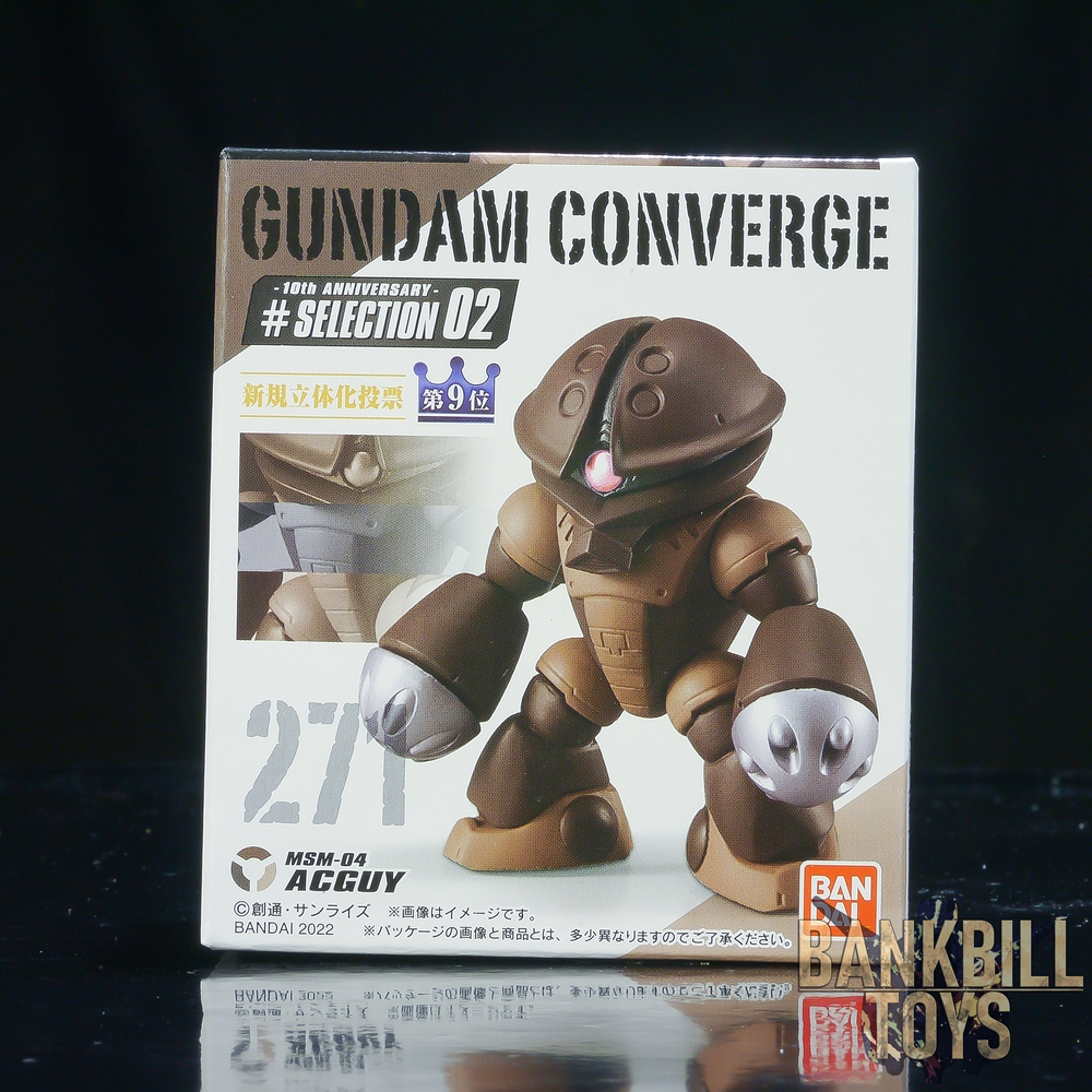 กันดั้ม Bandai Candy Toy FW Gundam Converge 10th Anniversary #Selection 02 No.271 MSM-04 Acguy