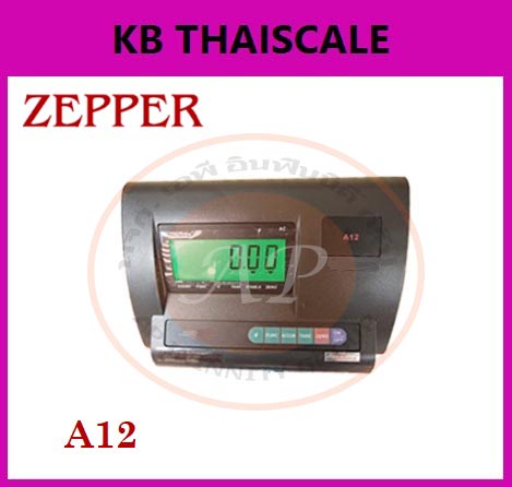 อะไหล่เครื่องชั่ง หน้าจอเครื่องชั่ง Indicator อินดิเคเตอร์ราคาประหยัด สีดำ backlight เรืองแสง รุ่น A12 ยี่ห้อ ZEPPER