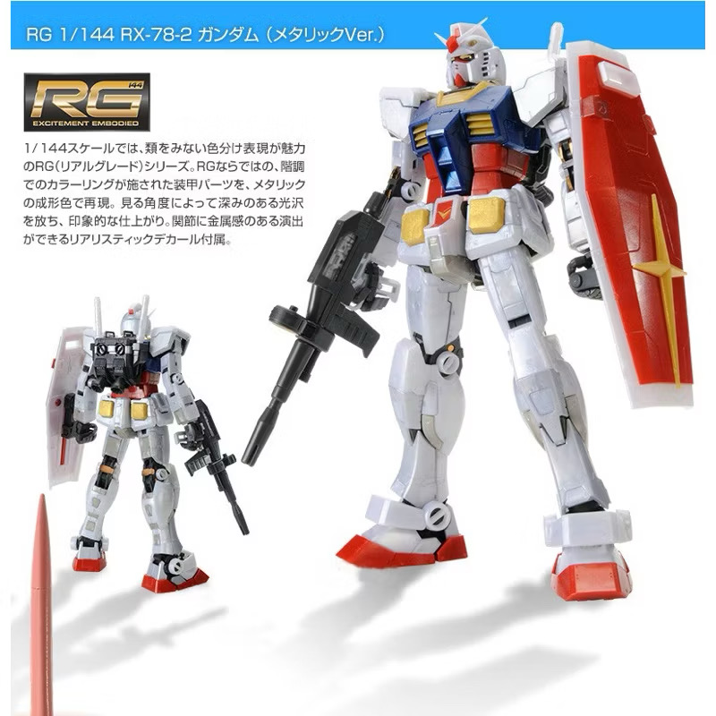 1/144 RX-78-2 Gundam & 1/35 MS-06S Char’s Zaku II Head [Premium Ver]