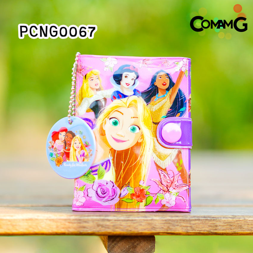 กระเป๋าสตางค์เจ้าหญิงดิสนี่ย์ รุ่น3พับ ( Disney Princess) กระเป๋าสตางค์เด็ก ลิงค์1