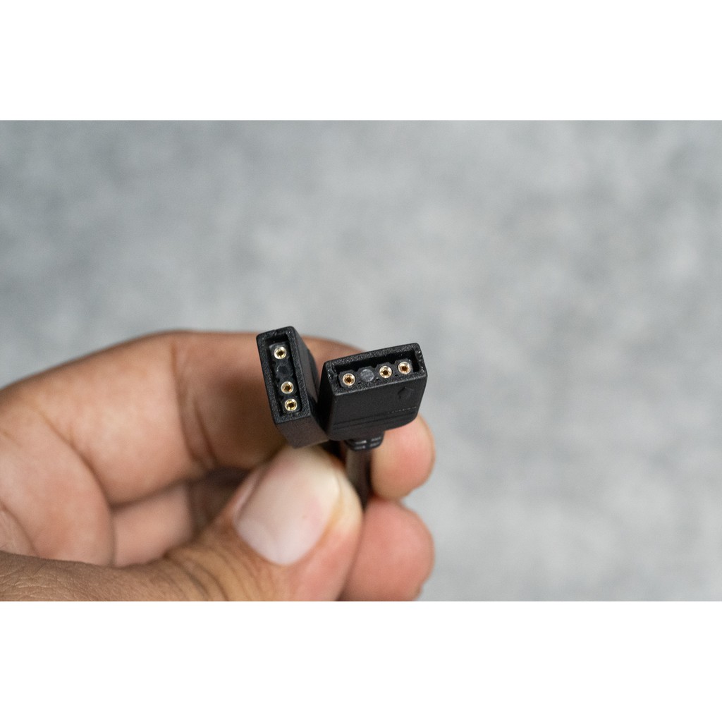 สายต่อเพิ่มความยาวไฟRGB 3พินสีดำ