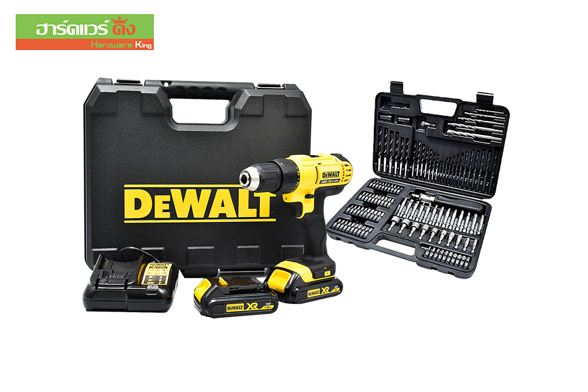 DEWALT สว่านไร้สายขนาดหัวจับ13ม รุ่น DCD771C2A-B1