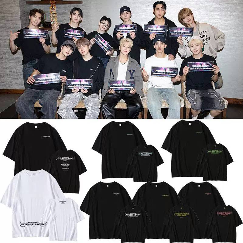 เสื้อยืด SEVENTEEN : [RIGHT HERE] WORLD TOUR