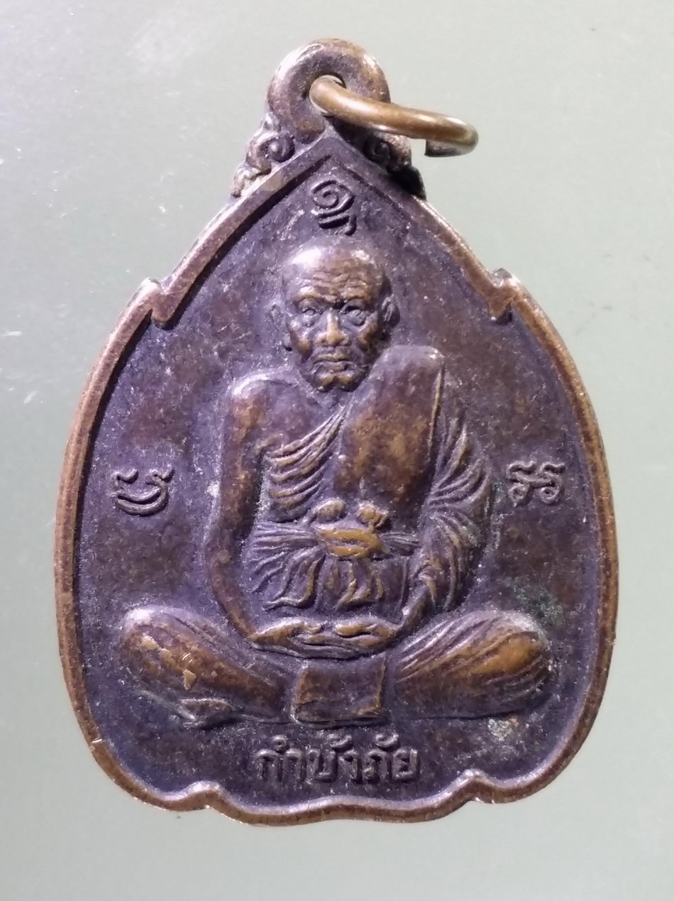 Antig Pim 463 เหรียญกำบังภัย หลวงปู่ทิม วัดพระขาว อำเภอบางบาล จังหวัดอยุธยา สร้างปี 2538