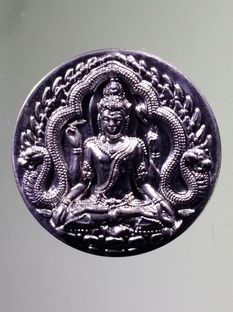 รหัสสินค้า จตุคามรามเทพ 925 เหรียญจตุคามรามเทพ รุ่น ภิไชยสมบัติ เนื้อแร่ หมายเลข 795 แยกจากชุดกรรมการ