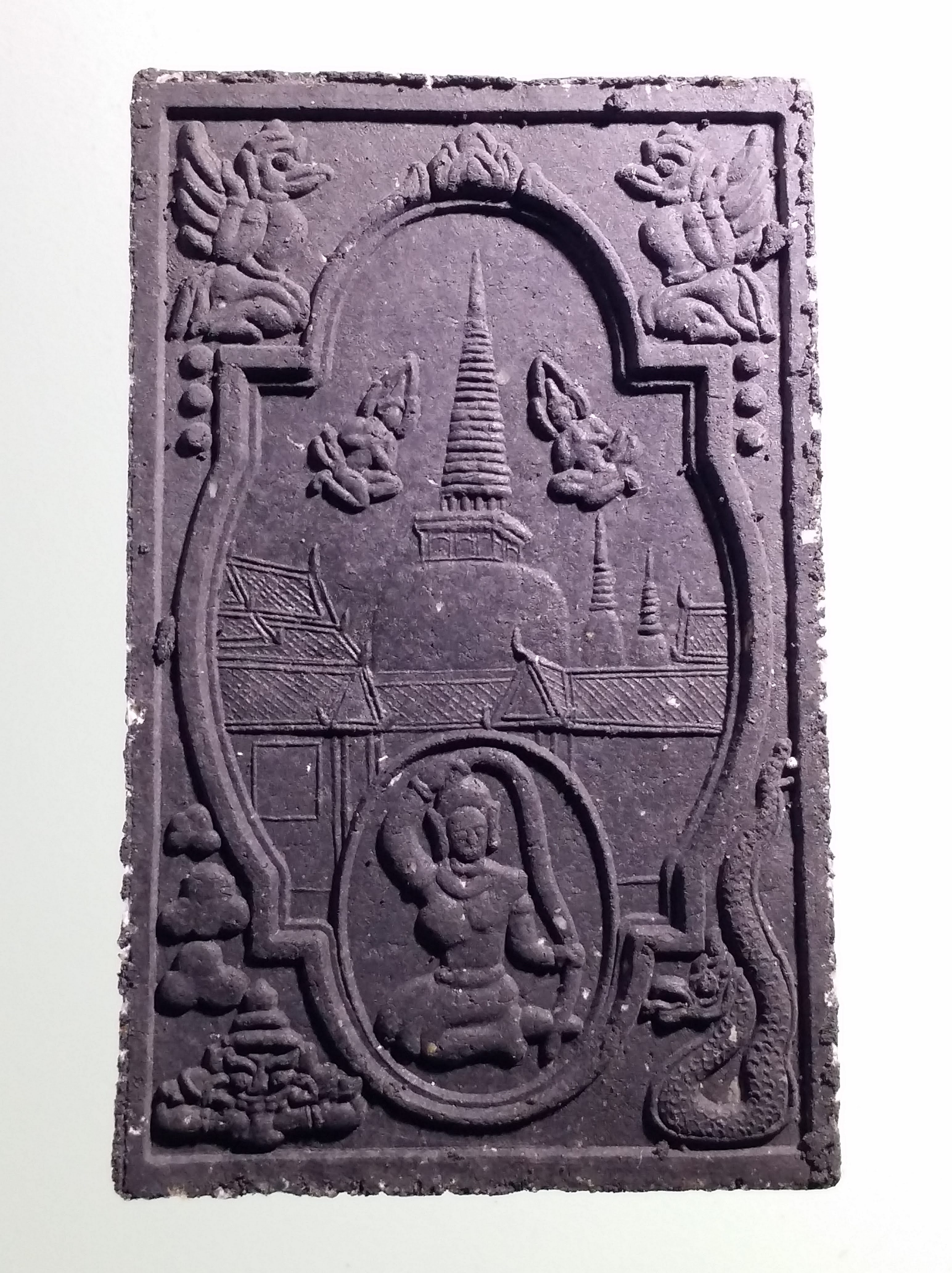 รหัสสินค้า จตุคามรามเทพ 494 พระเทวราชโพธิสัตว์จตุคามรามเทพ หลังพระแม่ธรณีบีบมวยผม รุ่น สิริมงคล ปี 49