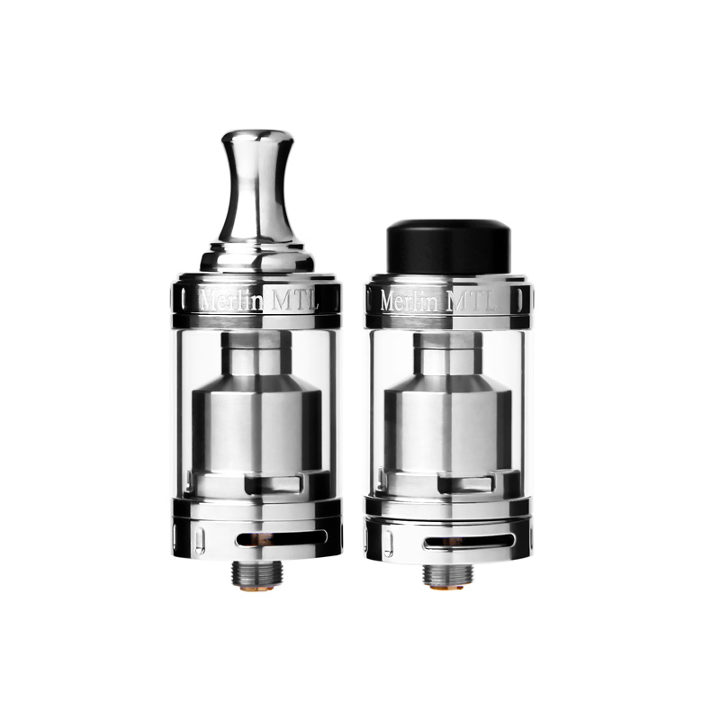 แก้วอะไหล่ ไม่มีอะตอม Glass Tube for Merlin MTL 22mm 5ml
