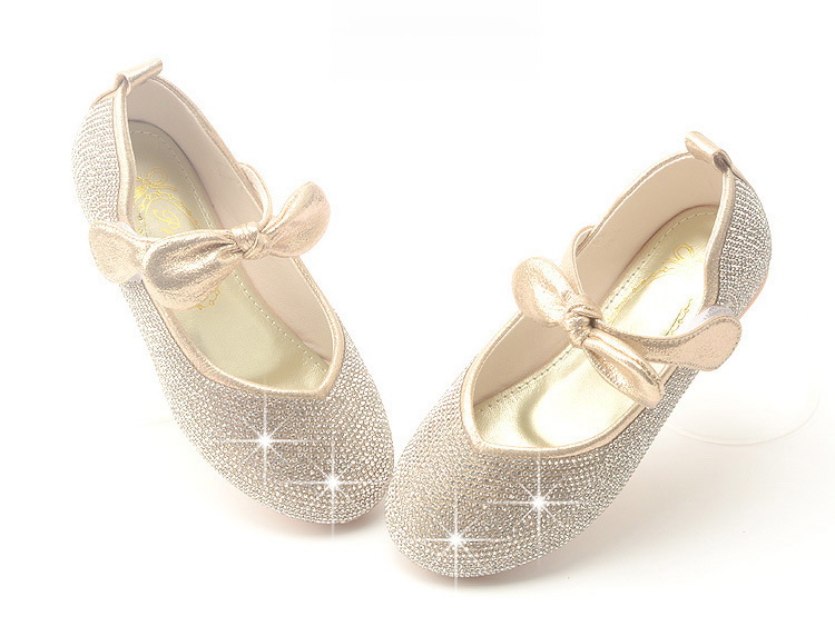 Shoe1427- รองเท้าคัชชูเด็กเล็ก รองเท้าคัชชูเด็กโต ติดเพขร โบว์ (ความยาววัดจากพื้นภายใน ให้ใช้ความยาวเท้า +0.5/เท้าอูม +1.0 cm.แล้วแลือก)