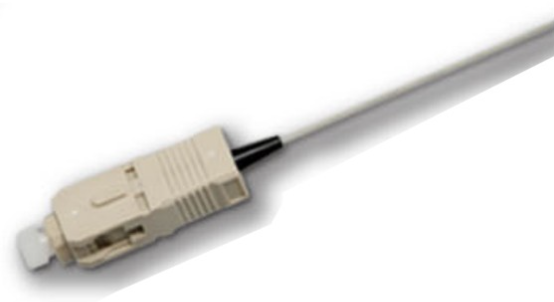 UFP560S01-01 SC Pigtail Fiber Optic, MM/OM2 Simplex, (900 μm Buffer)/UPC, Length 1 m.