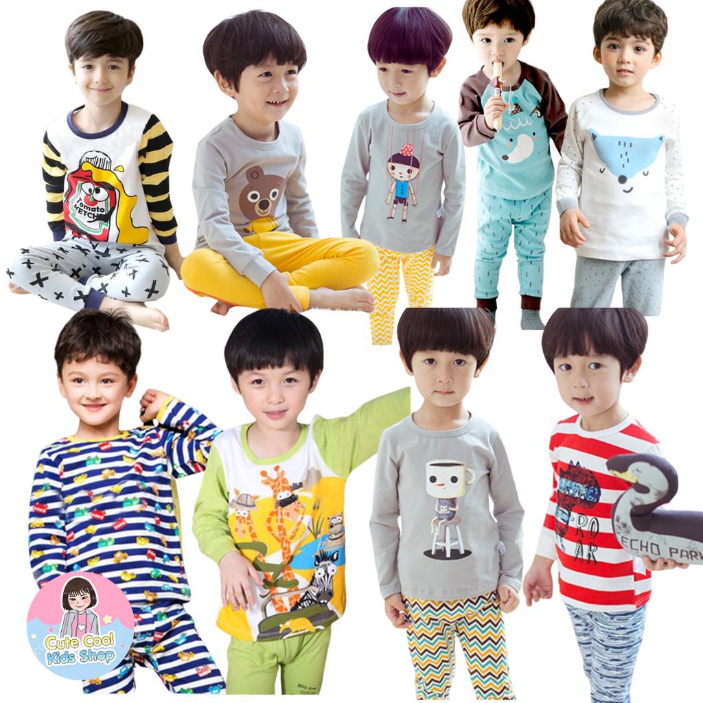 BL-3 ชุดนอนเด็กผู้ชาย แขนยาวขายาว
