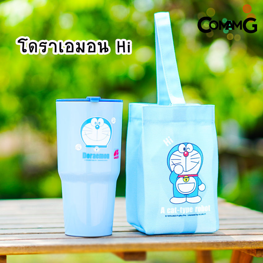 แก้วน้ำพลาสติกลายน่ารักพร้อมกระเป๋า พร้อมกระเป๋ามีฝาปิด แก้วพลาสติก ลายการ์ตูนลิขสิทธิ์แท้