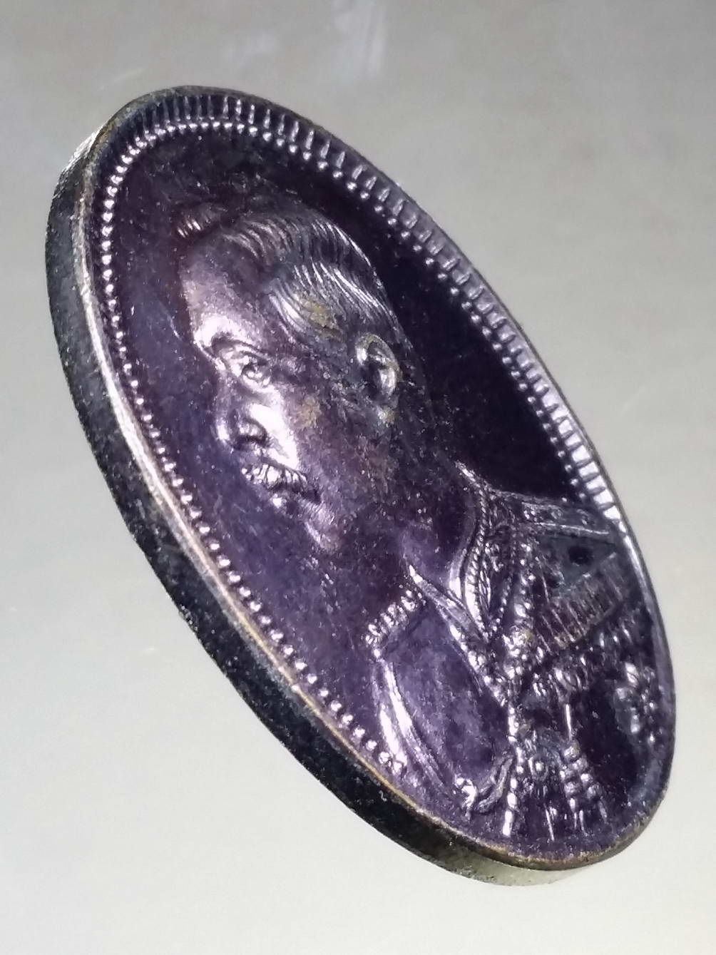 รหัสสินค้า พระมหากษัตริย์ และบุคคลสำคัญ 173 เหรียญรัชกาลที่ 5 พระบาทสมเด็จจุลจอมเกล้าเจ้าอยู่หัว ที่ระลึกสร้างพระมหาธาตุเจดีย์ศรีทักษิณ วัดในวัง จังหวัดสงขลา สร้างปี 2535