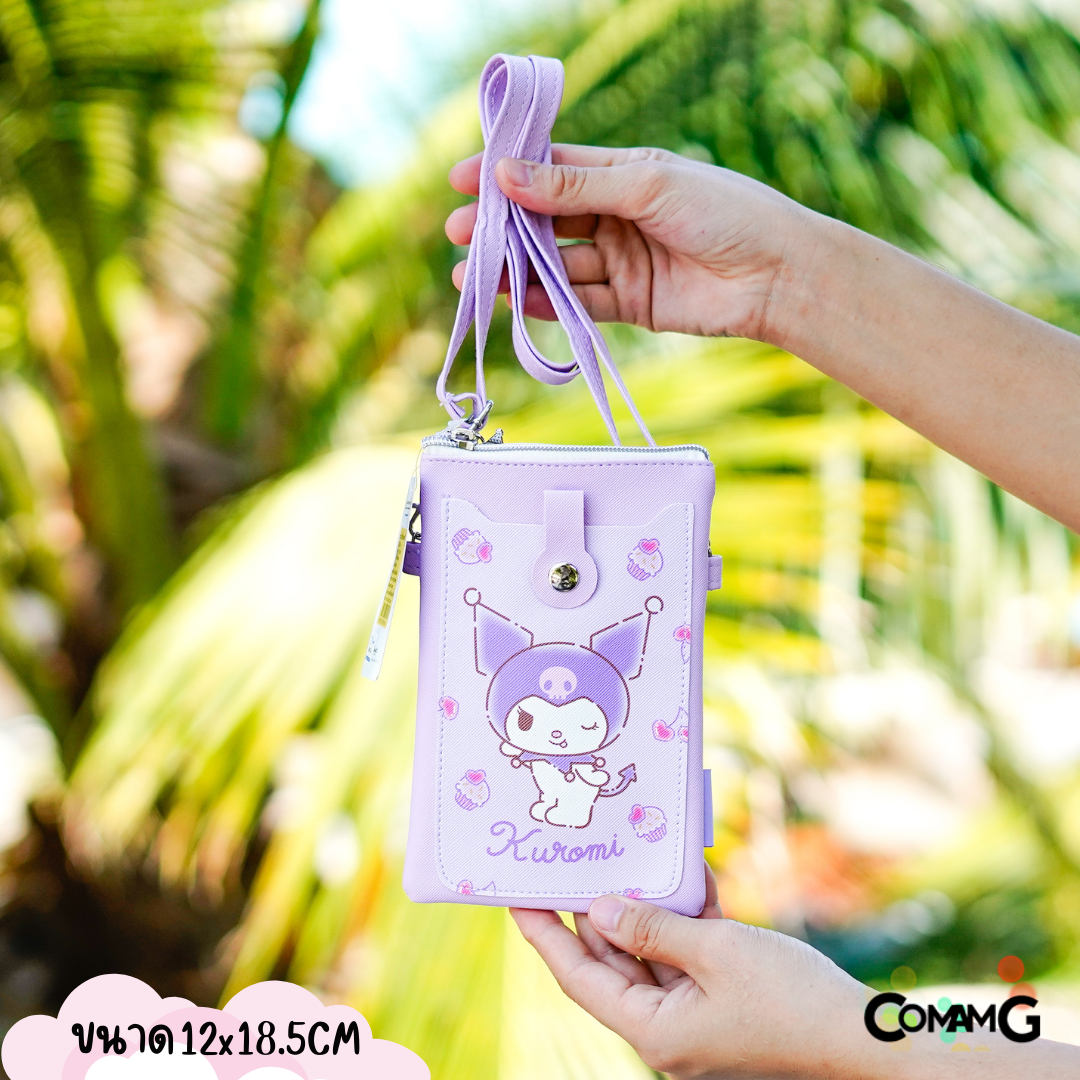 กระเป๋าสะพายซานริโอ้ กระเป๋าใส่โทรศัพท์ มีหลายลายให้เลือก พร้อมส่ง