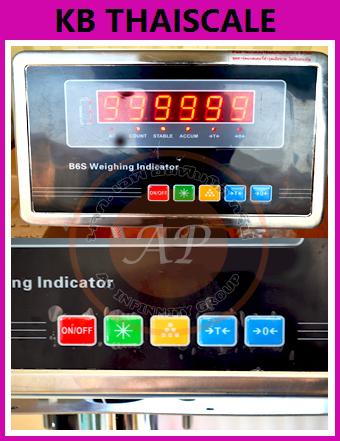 เครื่องชั่งดิจิตอล 100Kg เครื่องชั่งดิจิตอลแบบวางพื้น 100 กิโลกรัม ค่าละเอียด 10 กรัม ยี่ห้อ ZEPPER รุ่น B6S Series ขนาดแท่นชั่ง 50x60cm. (หัวอ่านสแตนเลส)