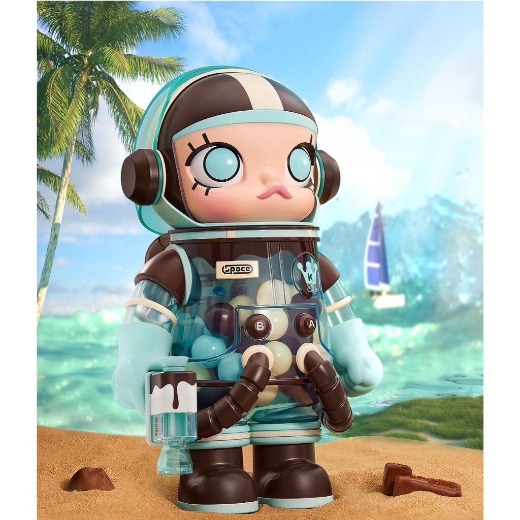 พร้อมส่ง Popmart Space Molly 400% Mint Choc