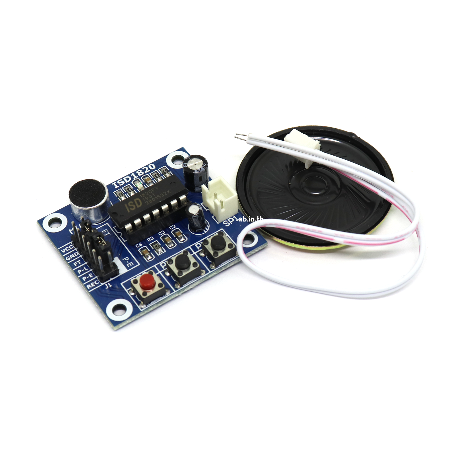 ISD1820 Voice Sound Microphone Board Module พร้อมลำโพง