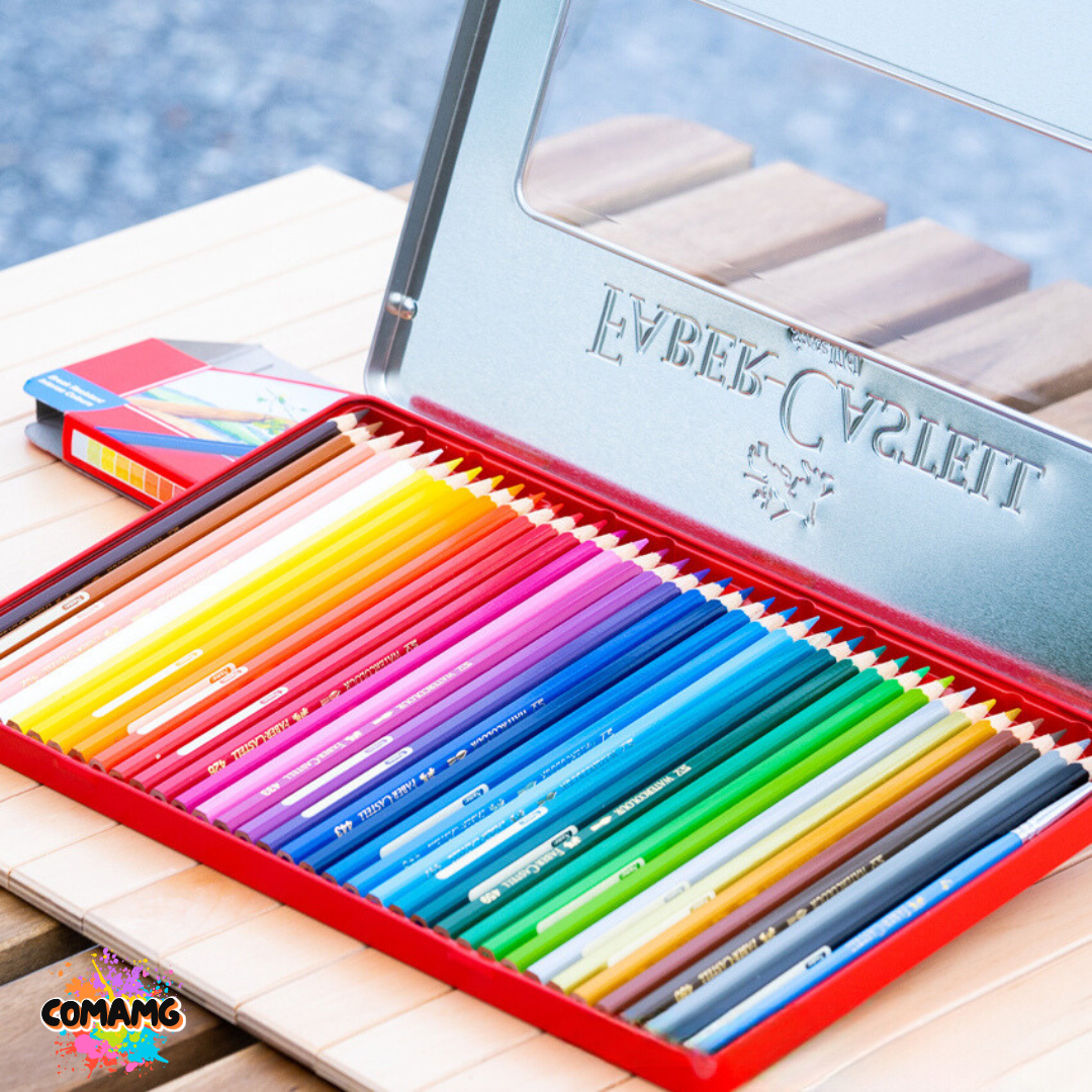 Faber Castell สีไม้นกแก้ว ระบายน้ำ ดินสอสี กล่องเหล็ก รุ่น 12,24,36,48สี พร้อมส่ง