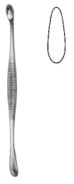 Volkmann double Curette sharp 17cm