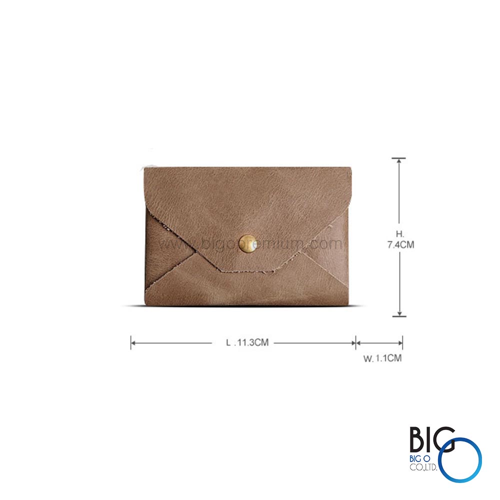 กระเป๋าหนังใส่นามบัตร (Leather Business Card Holder)