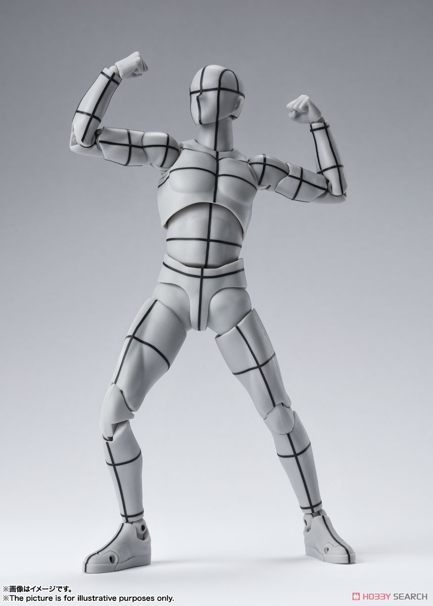 เปิดรับPreorder มัดจำ 300 บาท S.H.Figuarts Body-kun -Wire Frame- (Gray Color Ver.) (PVC Figure)