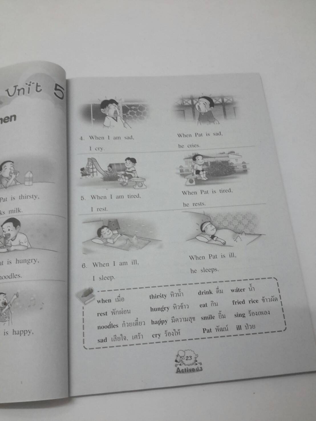 หนังสือ New Active English ป.3 หนังสือฝึกหัดพูดและเขียน สำนักพิมพ์ อจท