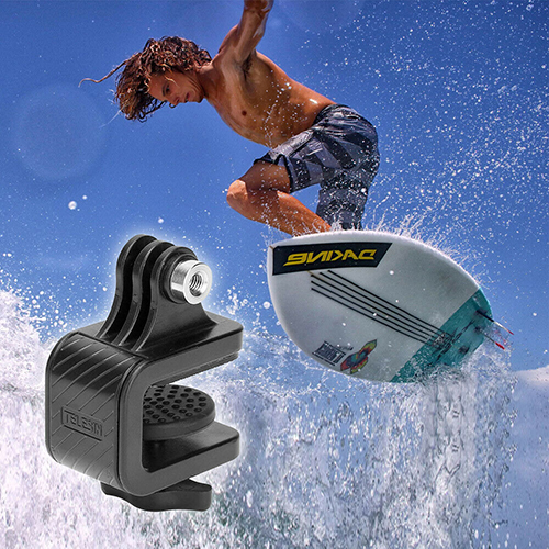 Telesin GoPro Surfskate Skateboard Stand Mount Holder Clip สำหรับ GoPro, Action Camera ล็อคแน่น ติดตั้งง่าย ได้มุมมองใหม