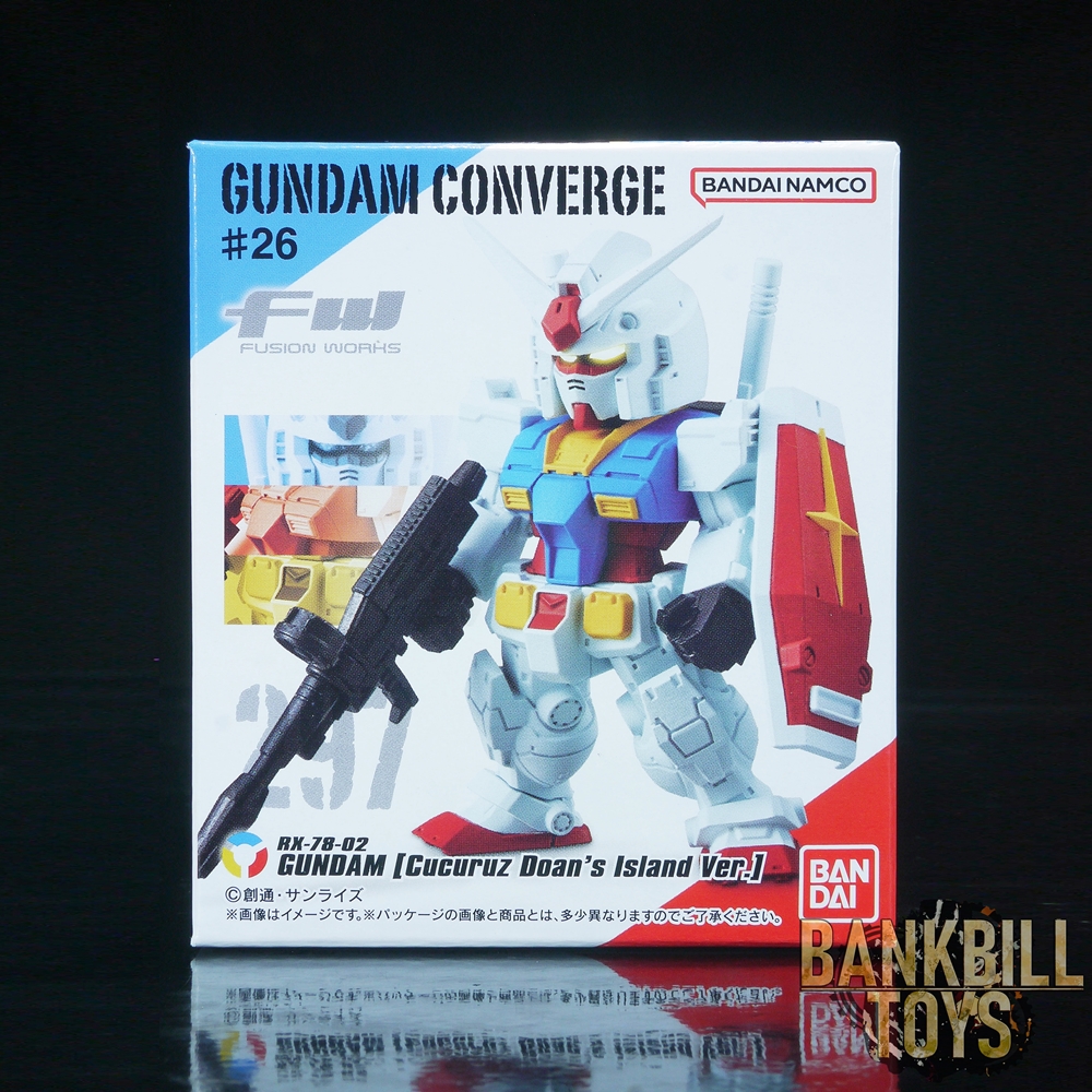 กันดั้ม Bandai Candy Toy FW Gundam Converge #26 No.297 RX-78-02 Gundam [Cucuruz Doan's Island Ver.]