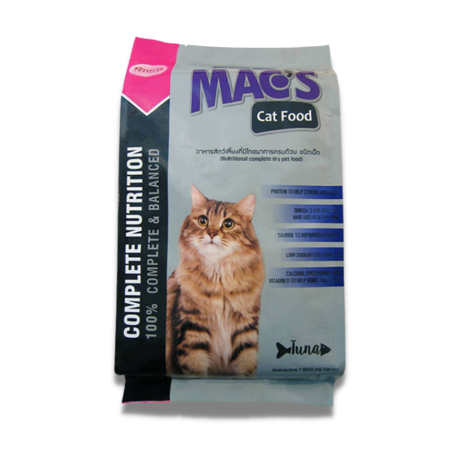 MAC'S CAT FOOD อาหารแมวโต ทุกสายพันธุ์ 1KG-20KG