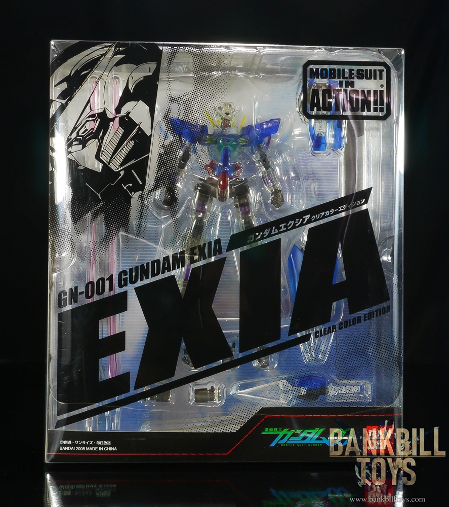 กันดั้ม Bandai MSIA MIA Mobile Suit in Action !! GN-001 Gundam Exia [Clear Color Edition]