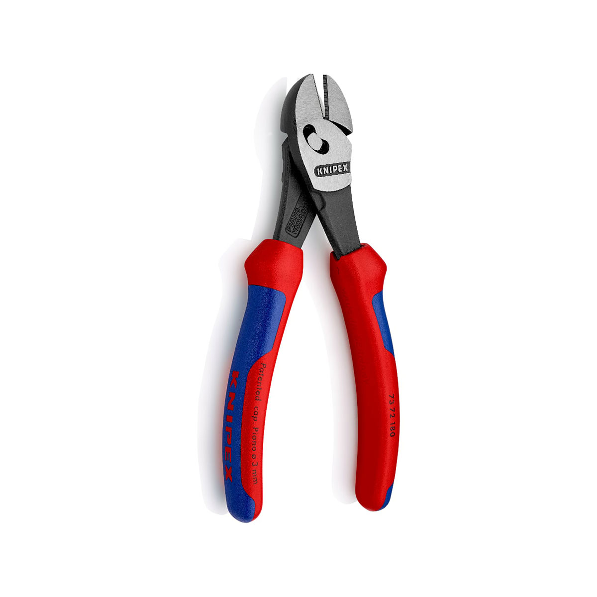KNIPEX คีมตัดทแยงมุมประสิทธิภาพสูง 180mm. NO.73 72 180