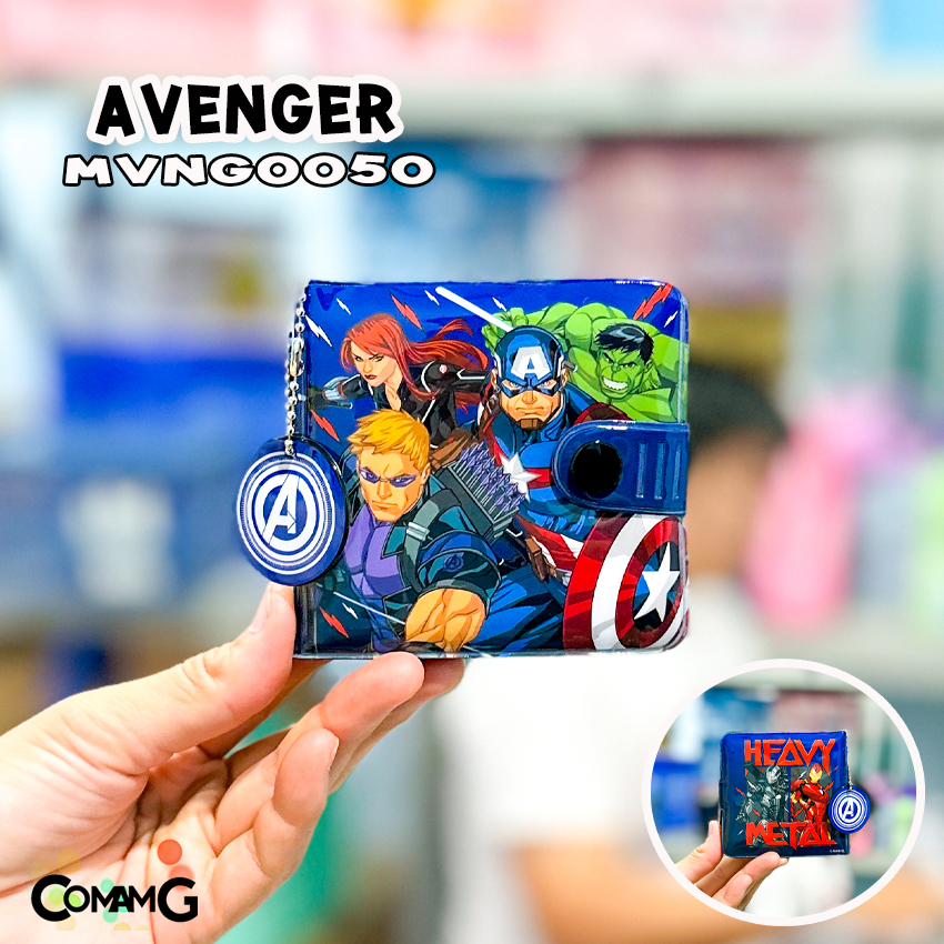 กระเป๋าสตางค์เด็กผู้ชาย ลิขสิทธิ์แท้ กระเป๋าธนบัตรเด็ก แบบ 2พับ ลายการ์ตูน