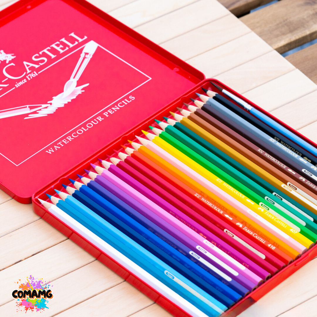 Faber Castell สีไม้นกแก้ว ระบายน้ำ ดินสอสี กล่องเหล็ก รุ่น 12,24,36,48สี พร้อมส่ง