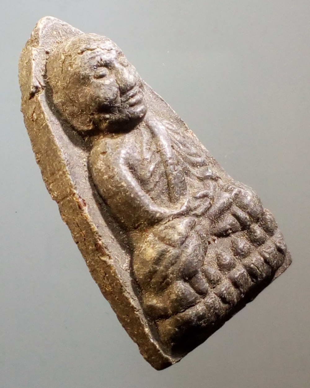 รหัสสินค้า หลวงปู่ทวด วัดต่างๆ 195 หลวงปู่ทวด เนื้อผงใบลาน ออกวัดสระพัง จังหวัดนครปฐม