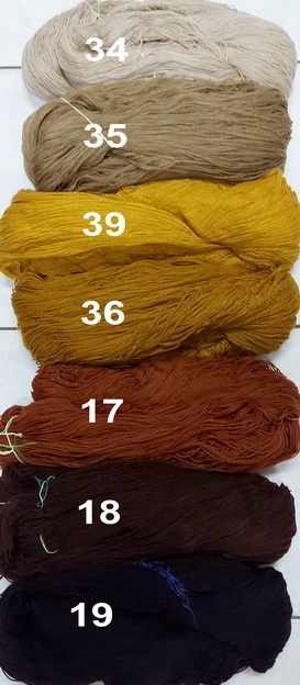 ไหมพรมไจ ทำพู่ ทำปอมปอม 3 ply Acrylic Yarn Skeen
