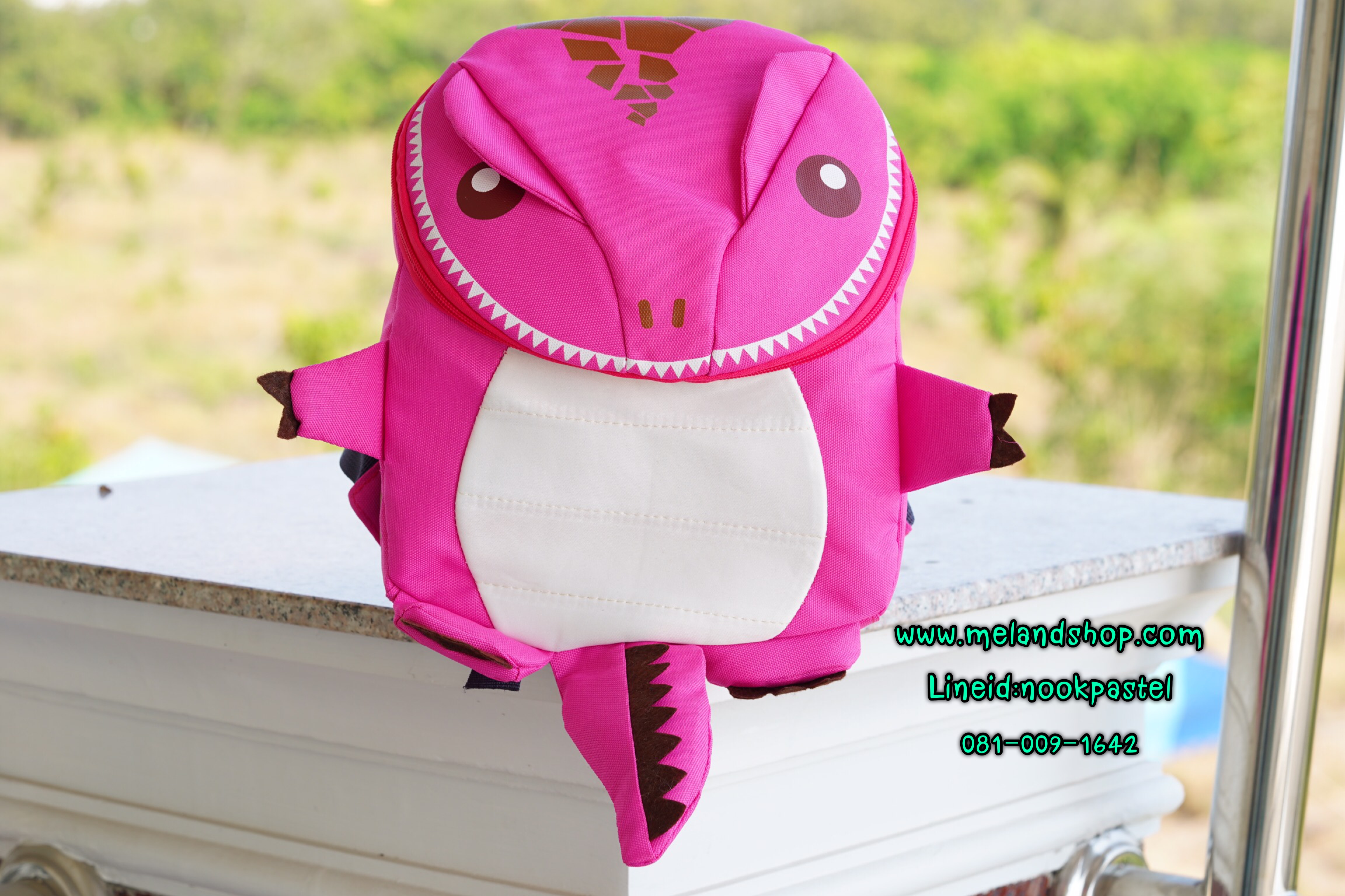 กระเป๋าไดโนเสาร์ กระเป๋าเป้สะพายหลังลายการ์ตูนไดโนเสาร์