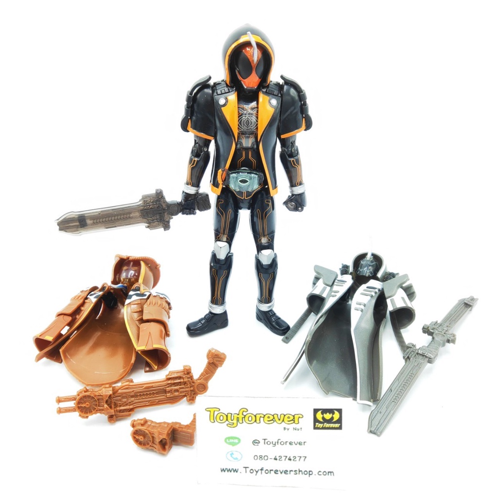 GC 1-13 Rider Ghost โมเดลโกส เปลี่ยนผ้าคลุม ขยับได้