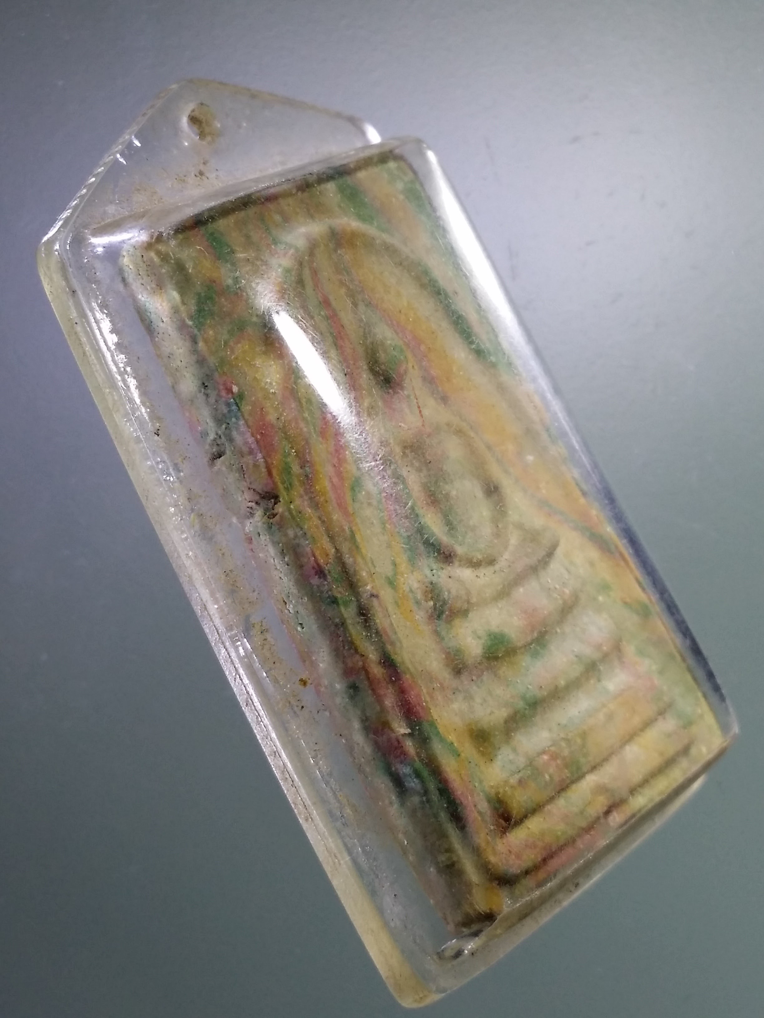 Antig LSD 364 สมเด็จสายรุ้งหลังยันต์น้ำเต้า ยันต์นูน วัดศีลขันธาราม จังหวัดอ่างทอง เจ้าคุณนรฯ ปลุกเสก (พิมพ์ยันต์นูน ทันท่าน เจ้าคุณนรฯ ครับ แต่ถ้าหากพิมพ์ยันต์จมไม่ทันครับ)