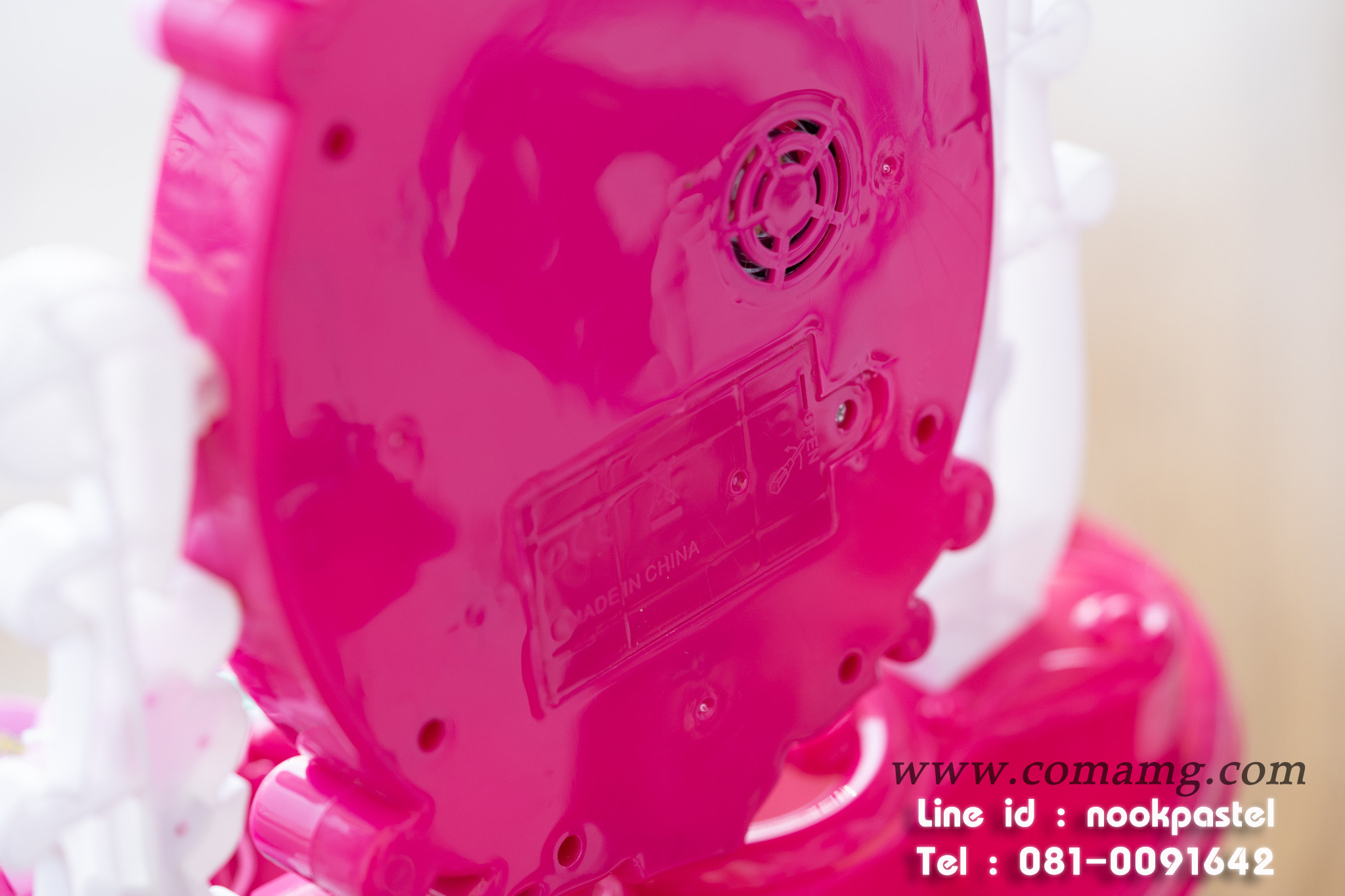 โต๊ะแต่งตัว สีชมพู (มีไฟ+มีเสียง)