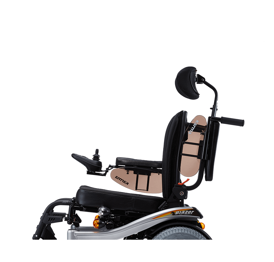 รถเข็นไฟฟ้าคาร์ม่า KARMA รุ่น Blazer Sling พนักพิงหลังปรับเอนได้ พนักพิงศรีษะปรับระดับได้ ของแท้ รับประกันศูนย์ไทย 5 ปี (รุ่นยอดนิยม)