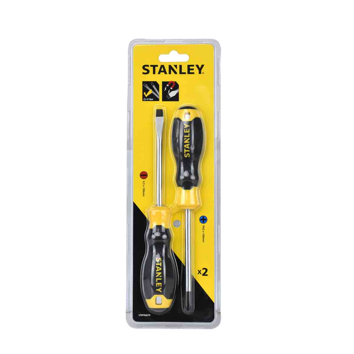 STANLEY ชุดไขควงด้ามหุ้มยาง (STMT 65200) [STMT 66670]
