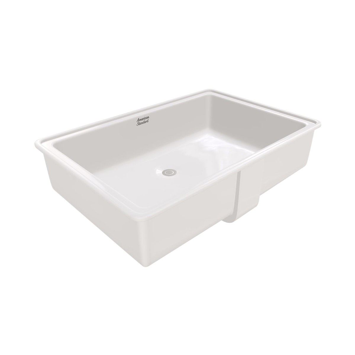 American Standard อ่างล้างหน้า แบบฝังใต้เคาท์เตอร์ รุ่น ธิน ทัช สแควร์ #WP-F513-WT