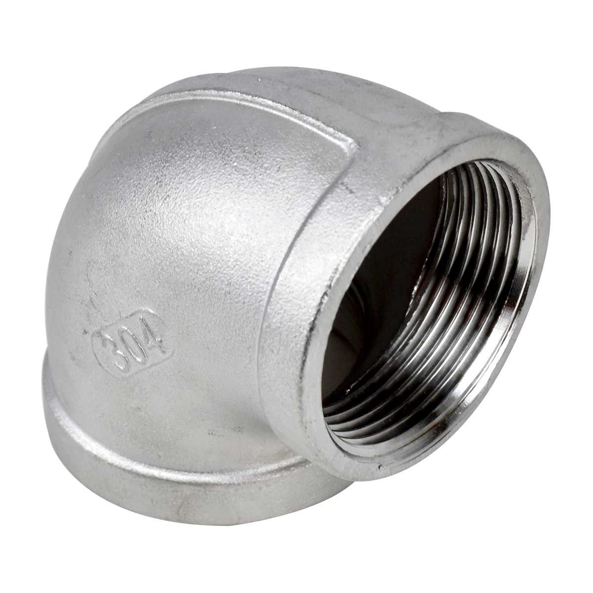 JBK ข้องอ 90 SS304 เกลียว 1.1/4" (บาง)