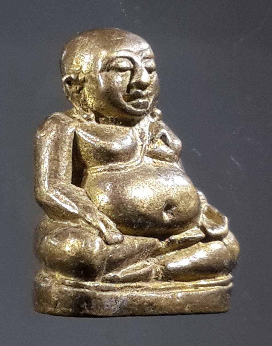 รหัสสินค้า พระกริ่ง พระหล่อ 246 รูปหล่อพระสังกัจจายน์ เนื้อทองผสม ไม่ทราบสำนัก