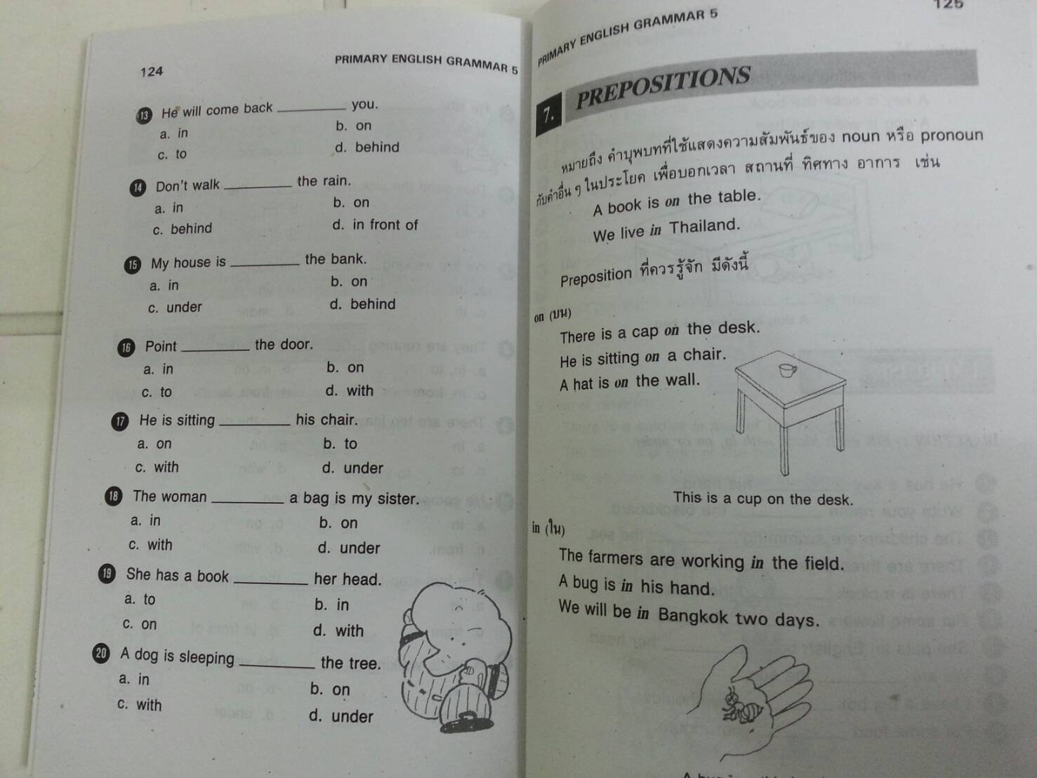 หนังสือ PRIMARY ENGLISH GRAMMAR Pratom 5 (ป.5) โดย วัจนา พิพัฒน์ทศพล และอมรรัตน์ แกมทอง สนพ.ศูนย์ส่งเสริมวิชาการ (ศสว)