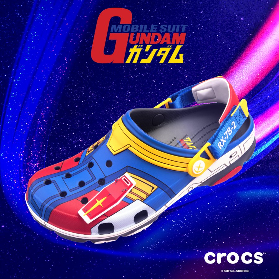 กันดั้ม Sotsu Sunrise Crocs All-Terrain Gundam Clog Casual Shoes (M13)