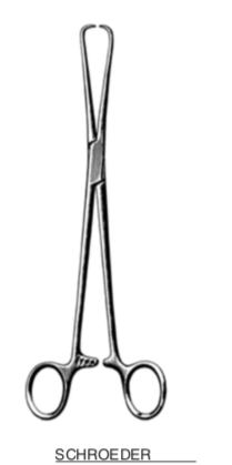Forceps SCHROEDER 25 cm. (10 ”)