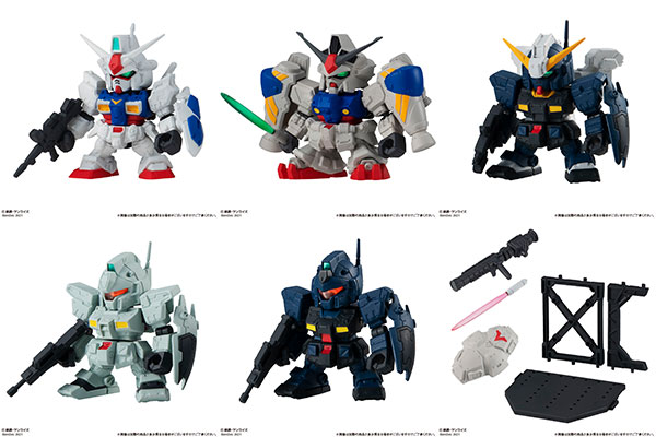กันดั้ม Bandai Gashapon Mobile Suit Gundam Gashapon Senshi Forte #14 Set (ครบเซ็ต 6 แบบ)