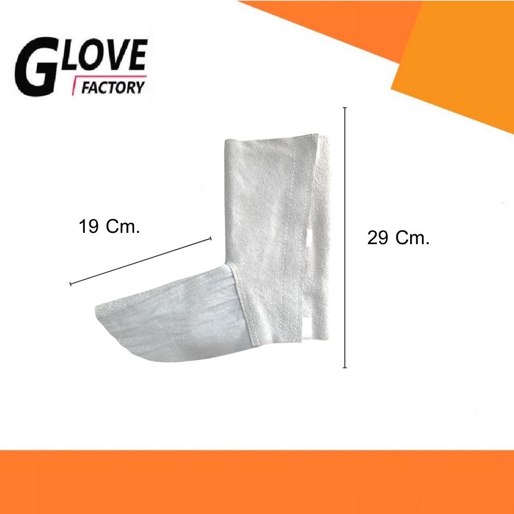 ปลอกขาหนังป้องกันสะเก็ดไฟ รุ่น legsleeve01 ( จำนวน 1 คู่ ) ใช้งานหนักได้ สำหรับปกป้องความร้อน บาดเฉือน พร้อมส่ง