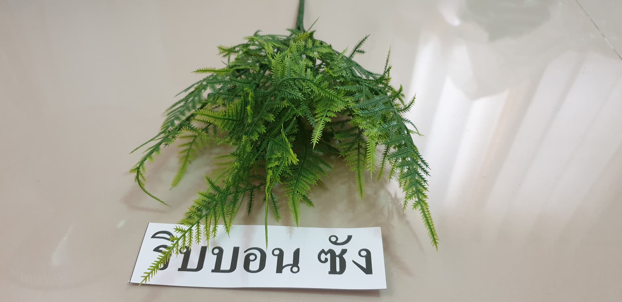 ใบแซมช่อ ใบโปร่งฟ้า ใบไม้ปลอม ใบไม้ตกแต่ง ใบไม้พลาสติก